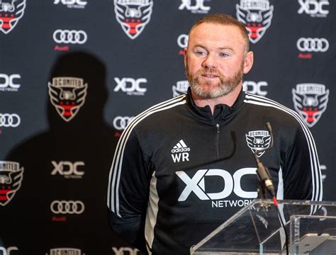 DC United head coach Wayne Rooney parts with team